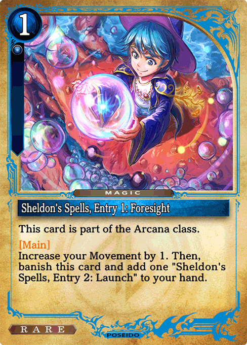 Sheldon's Spells, Entry 1: Foresight