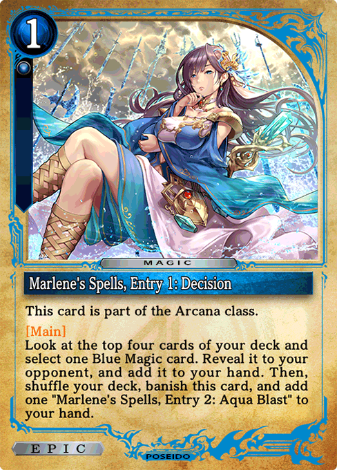 Marlene's Spells, Entry 1: Decision