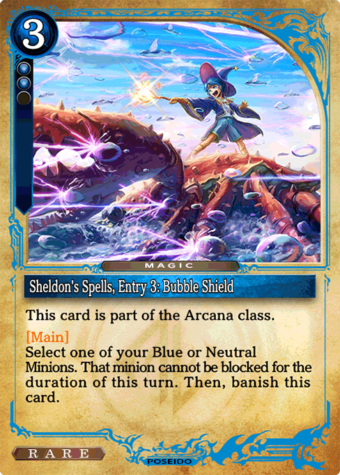 Sheldon's Spells, Entry 3: Bubble Shield