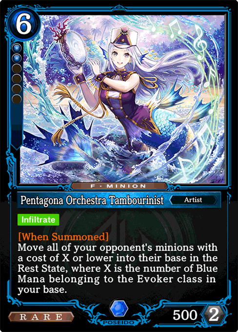 Pentagona Orchestra Tambourinist