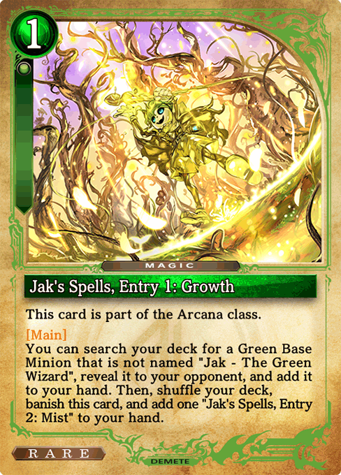 Jak's Spells, Entry 1: Growth