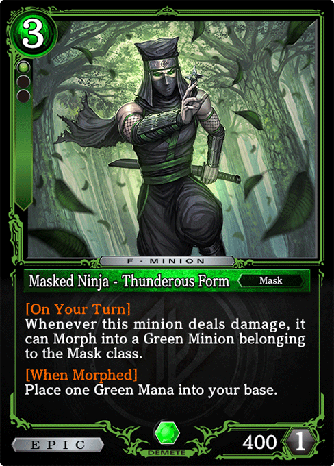 Masked Ninja - Thunderous Form