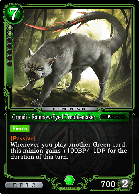 Grandi - Rainbow-Eyed Troublemaker