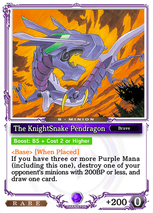 The KnightSnake Pendragon