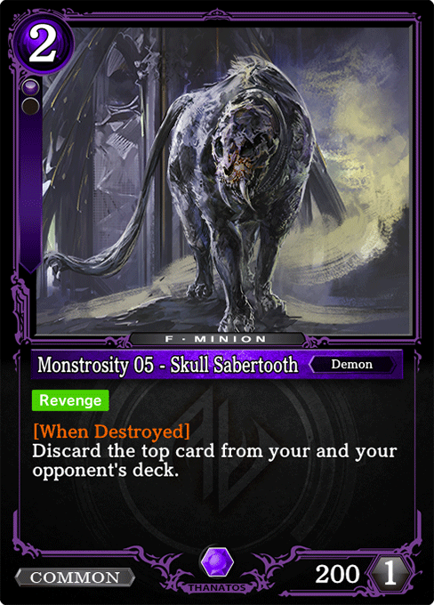 Monstrosity 05 - Skull Sabertooth
