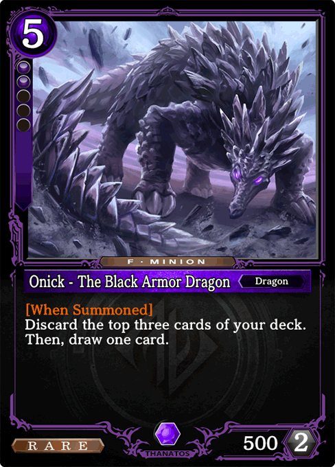 Onick - The Black Armor Dragon