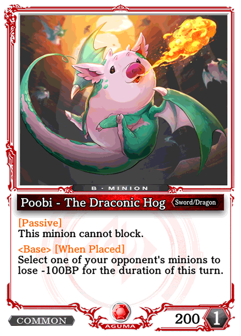 Poobi - The Draconic Hog