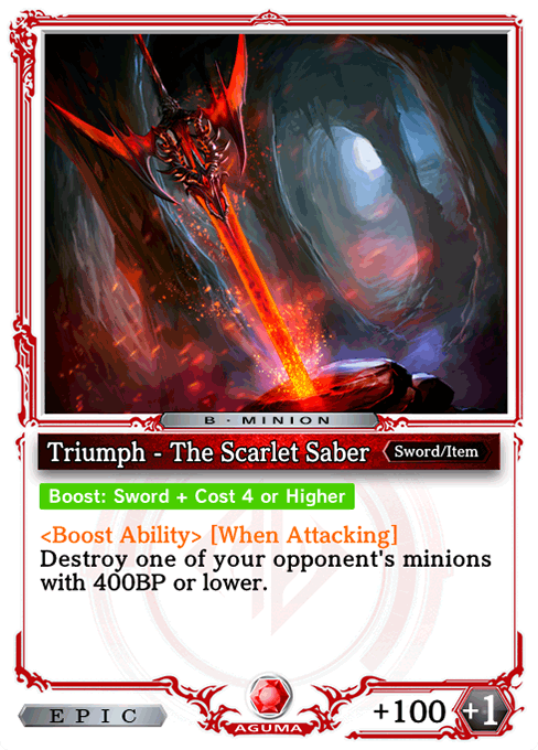 Triumph - The Scarlet Saber