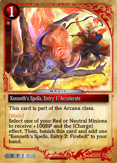 Kenneth's Spells, Entry 1: Accelerate