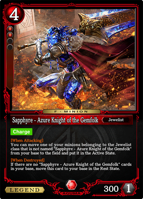 Sapphyre - Azure Knight of the Gemfolk