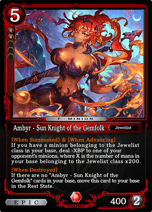 Ambyr - Sun Knight of the Gemfolk
