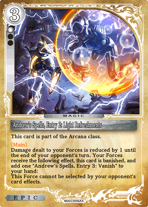 Andrew's Spells, Entry 2: Light Refreshments