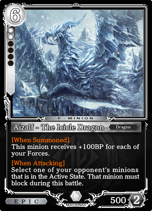 Aizalf - The Icicle Dragon