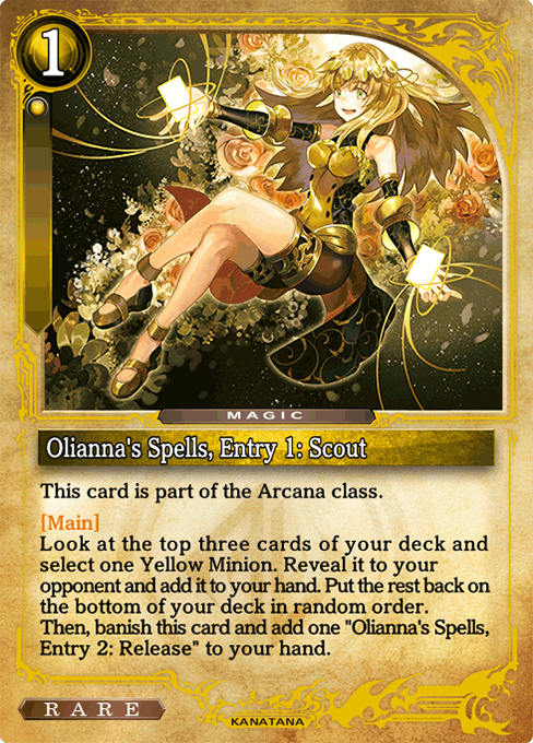 Olianna's Spells, Entry 1: Scout