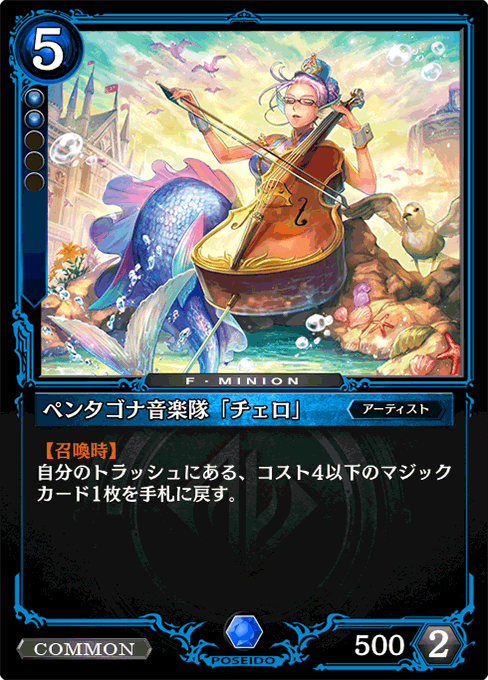 ペンタゴナ音楽隊「チェロ」