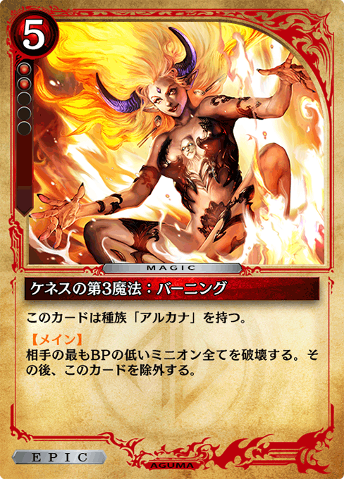 ケネスの第3魔法：バーニング